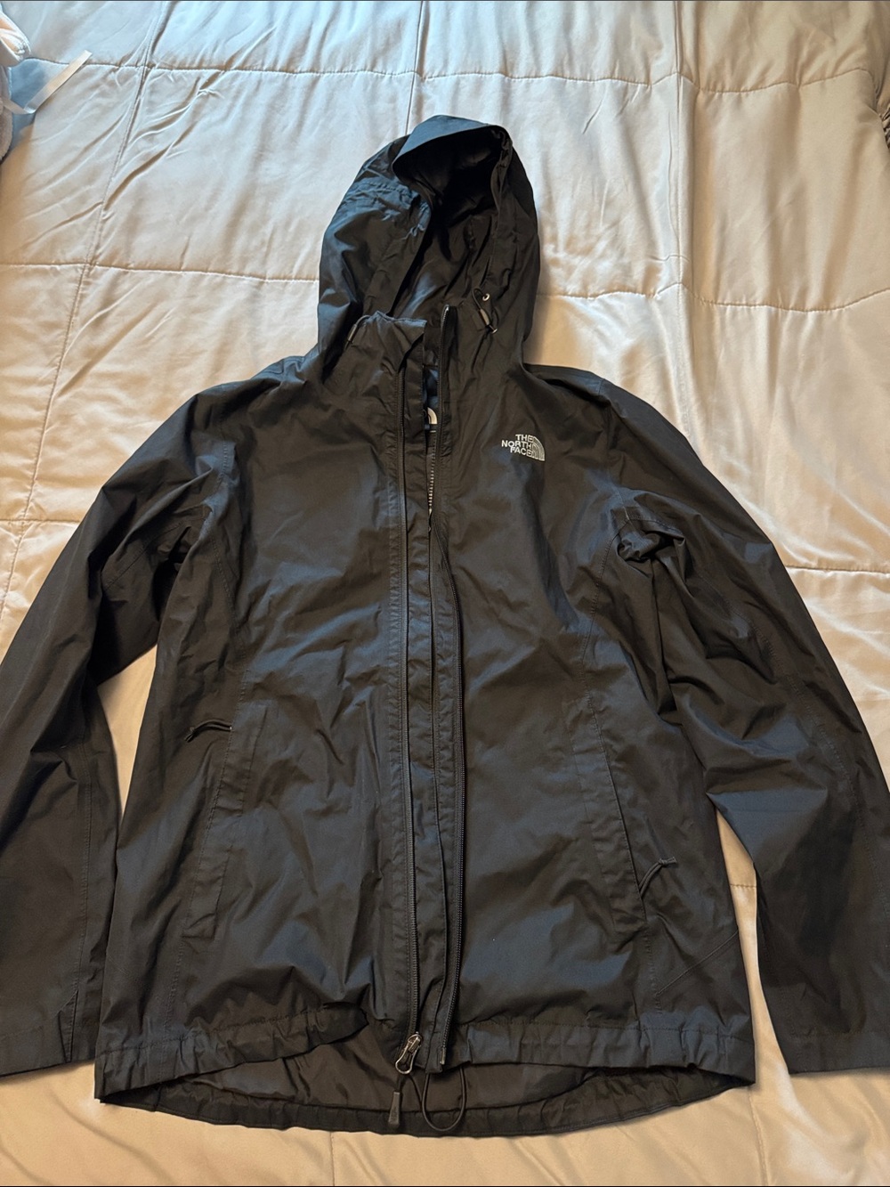 The North Face Black Hooded Raincoat